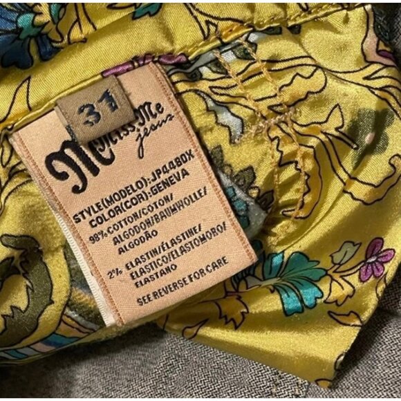 Miss Me Womens Blue Denim Geneva Wide Leg Jeans Size 31 - Picture 9 of 9